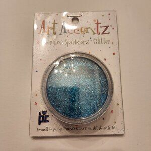 Ocean Blue Glitter Microfine Sparklerz Craft Art Accentz Brand .35Oz 10g 24-3029
